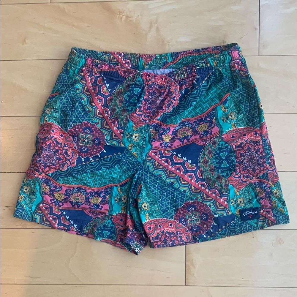 Noah Crazy Paisley Nylon Shorts